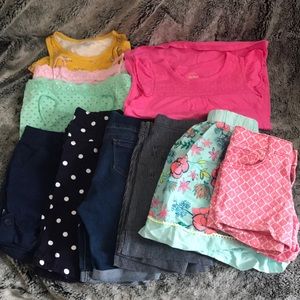 Kids summer clothes. Bundle of 10